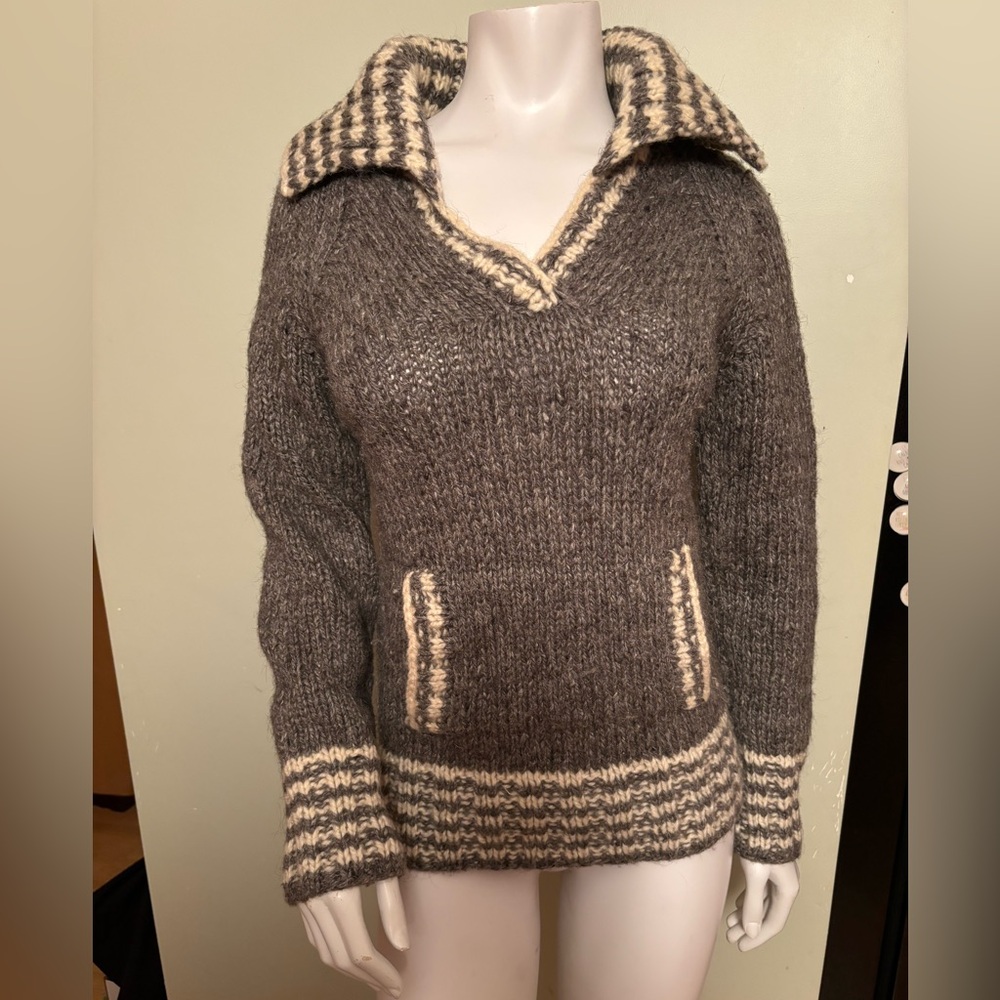 Cozy Wool Handknit Sweater